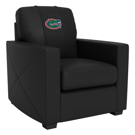 Dreamseat Silver Club Chair with Florida Gators Primary Logo XZ7759002CHCDBK-PSCOL11020